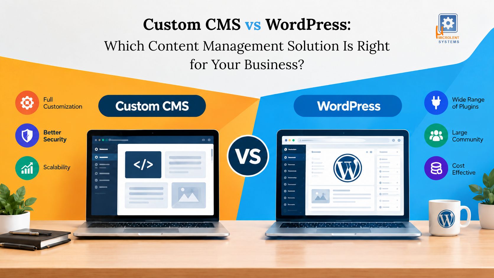 Custom CMS Development vs WordPress Development